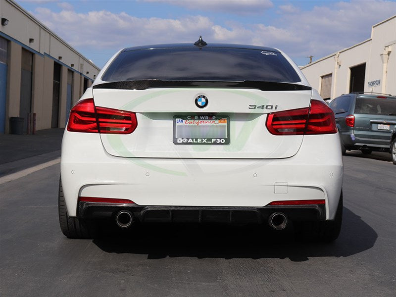 BMW F30 F31 Performance Style Carbon Fiber Diffuser