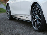 BMW F30 F31 Carbon Fiber Side Skirt Extensions