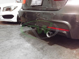 RW Carbon BMW F30/F31 Performance Style Satin Black Diffuser (Plastic)