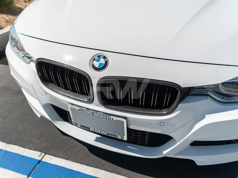 RW Carbon BMW F30/F31 Double Slat Carbon Fiber Grilles