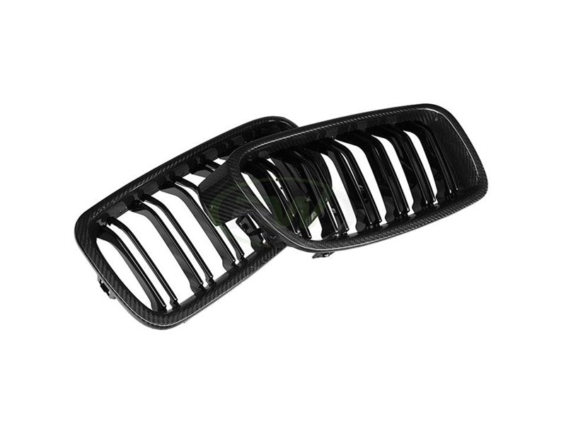 RW Carbon BMW F30/F31 Double Slat Carbon Fiber Grilles