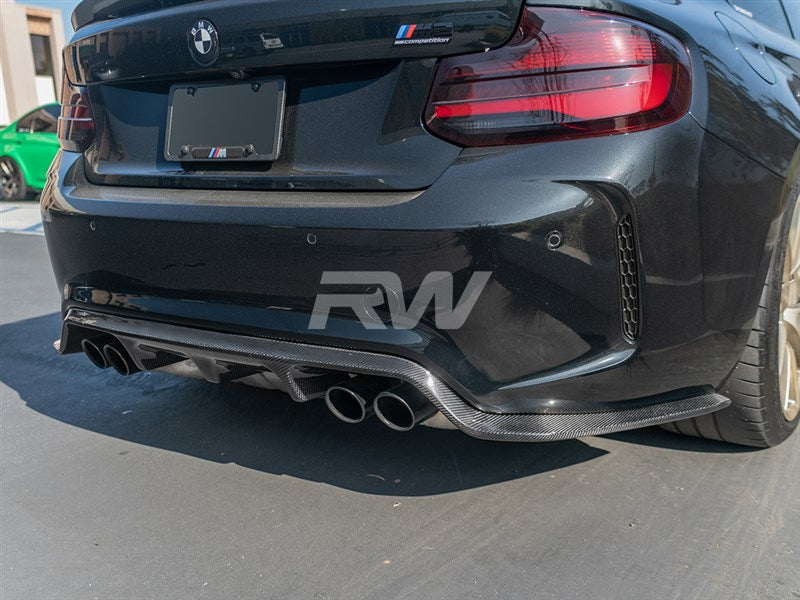 Rw Carbon BMW F87 M2 3D Style Carbon Fiber Diffuser