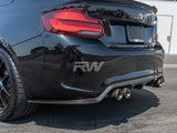 RW Carbon BMW F87 M2 3D Style Carbon Fiber Diffuser