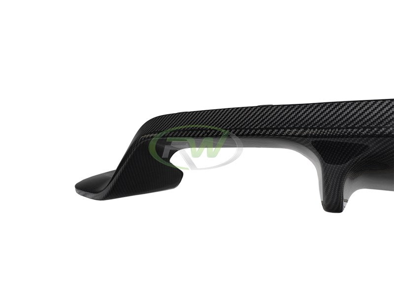 RW Carbon BMW F87 M2 3D Style Carbon Fiber Diffuser