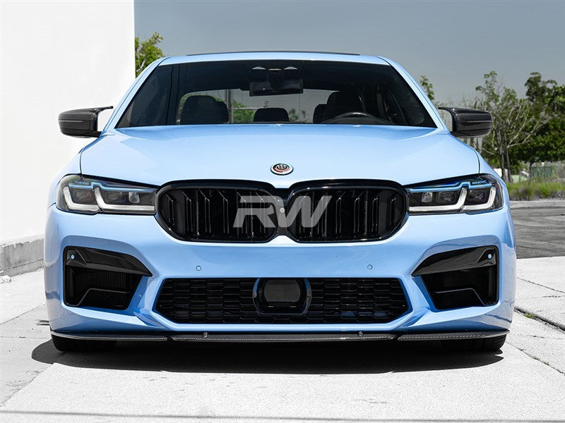 Rw Carbon BMW F90 M5 LCI S-Style Carbon Fiber Front Lip