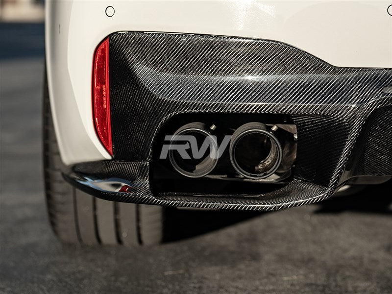 Rw Carbon BMW F90 M5 3D Style Carbon Fiber Diffuser