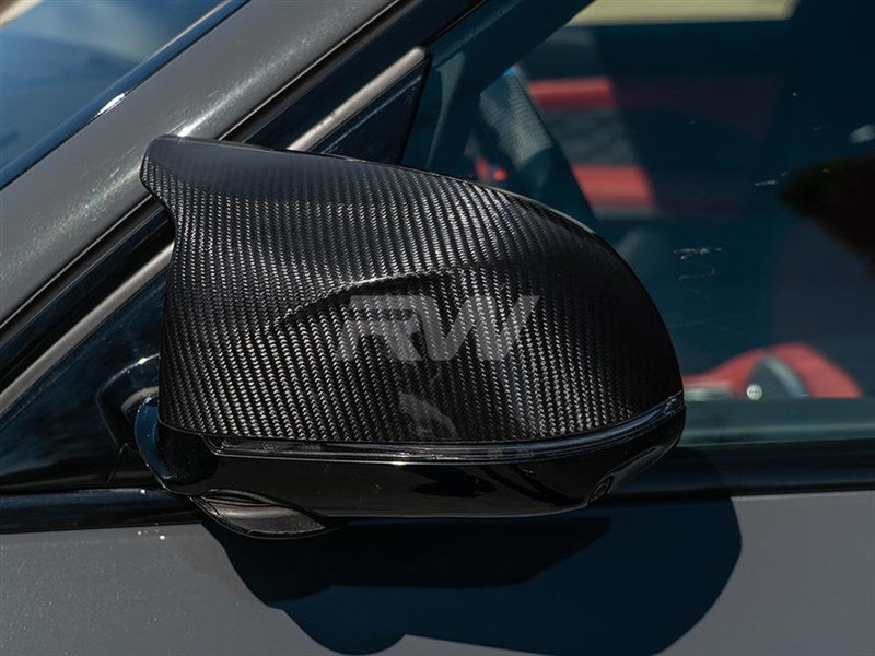 RW Carbon BMW X3M X4M X5M X6M CF Mirror Cap Replacements