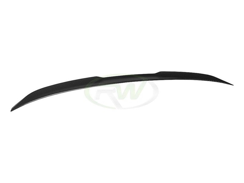 RW Carbon BMW G20 G80 M Style Carbon Fiber Trunk Spoiler