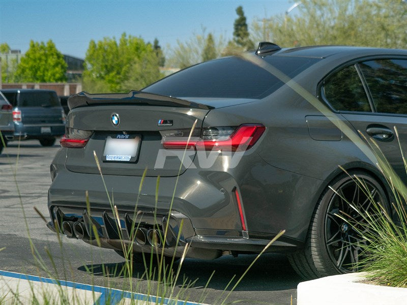 RW Carbon BMW G20/G80 GTX Carbon Fiber Trunk Spoiler