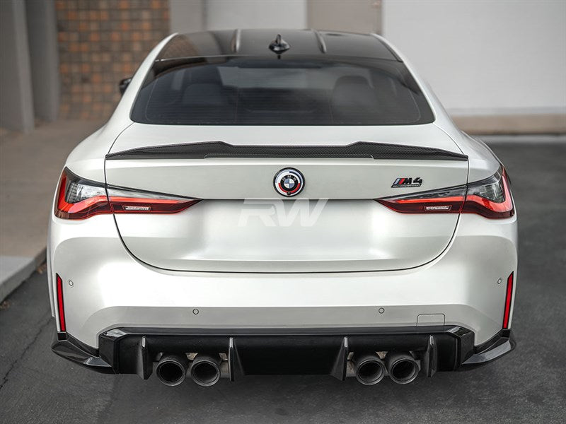 RW Carbon BMW G22/G82 GTX Carbon Fiber Trunk Spoiler