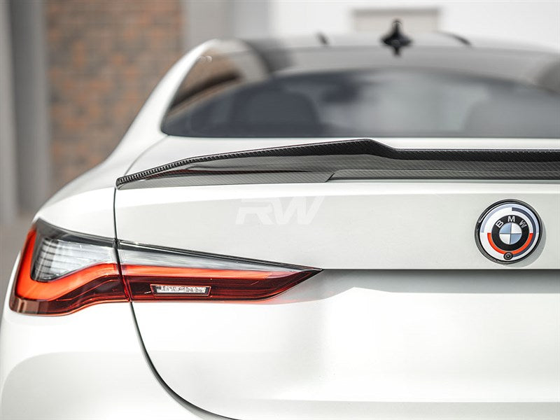 RW Carbon BMW G22/G82 GTX Carbon Fiber Trunk Spoiler