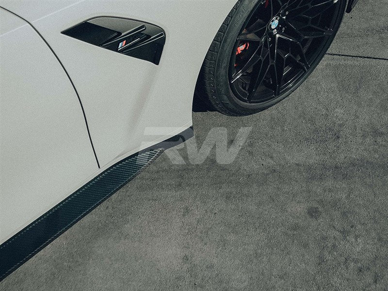RW Carbon BMW G80 M3 Performance Style CF Side Skirts