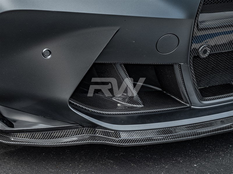 RW Carbon BMW G8X M3/M4 Carbon Fiber Brake Duct Trims