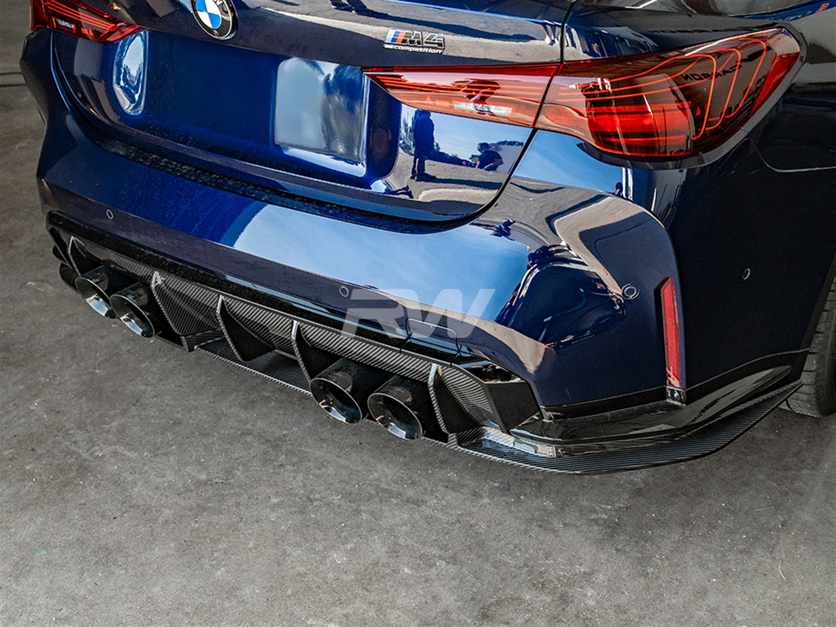 RW Carbon BMW G82 G83 M4 RWS Carbon Fiber Lower Diffuser