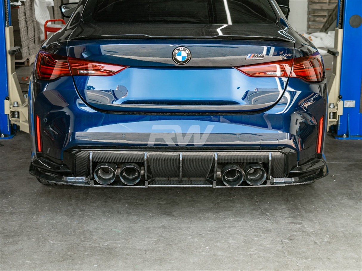 RW Carbon BMW G82 G83 M4 RWS Carbon Fiber Lower Diffuser