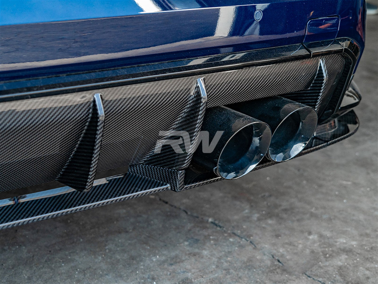 RW Carbon BMW G82 G83 M4 RWS Carbon Fiber Lower Diffuser