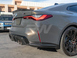 RW Carbon BMW G82/G83 M4 OEM Style Carbon Fiber Diffuser Sides
