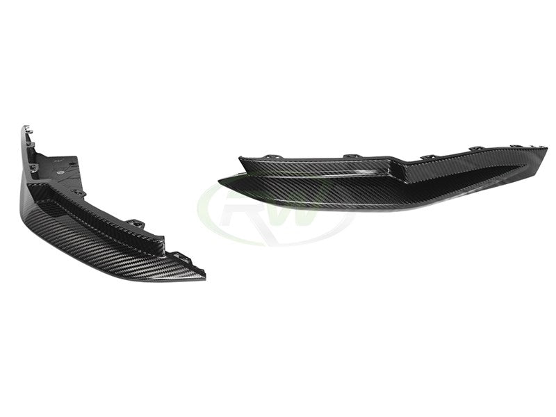 RW Carbon BMW G82/G83 M4 OEM Style Carbon Fiber Diffuser Sides