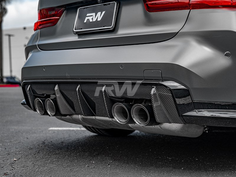 RW Carbon BMW G8X M3/M4 OEM Style Carbon Fiber Diffuser