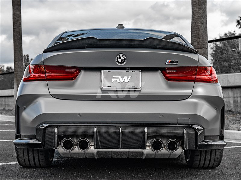 RW Carbon BMW G8X M3/M4 OEM Style Carbon Fiber Diffuser