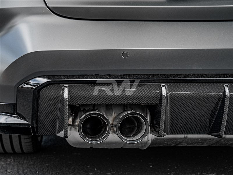 RW Carbon BMW G8X M3/M4 OEM Style Carbon Fiber Diffuser