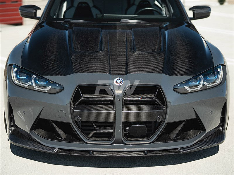 RW Carbon BMW G8X M3/M4 3D Style Carbon Fiber Front Lip