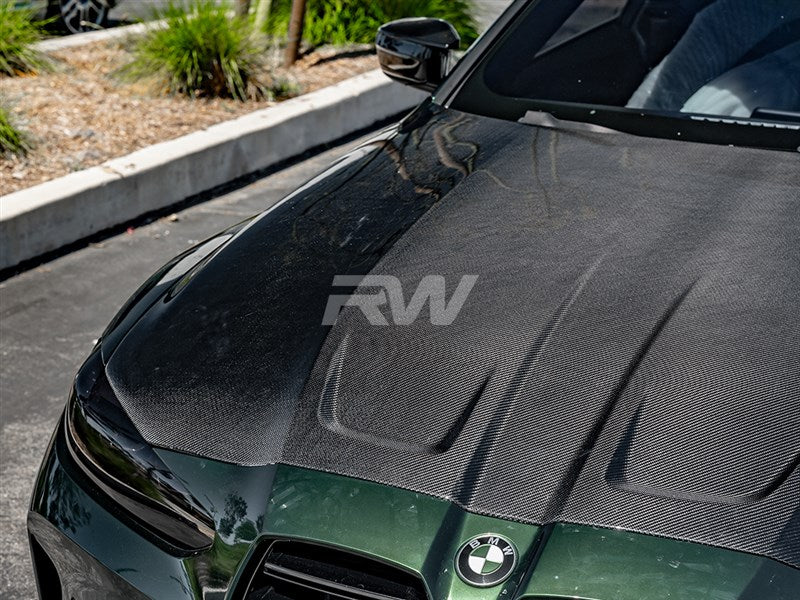 RW Carbon BMW G8X M3/M4 OEM Style Carbon Fiber Hood