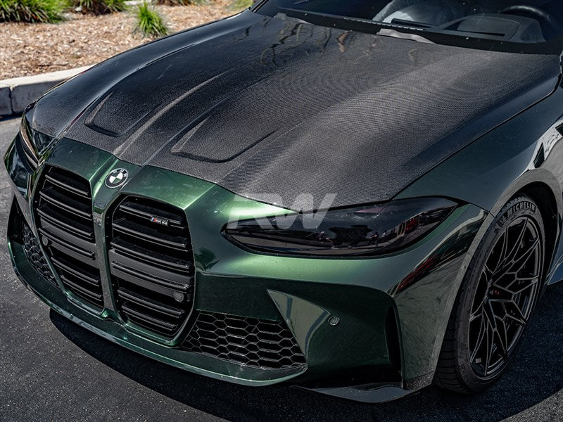 RW Carbon BMW G8X M3/M4 OEM Style Carbon Fiber Hood