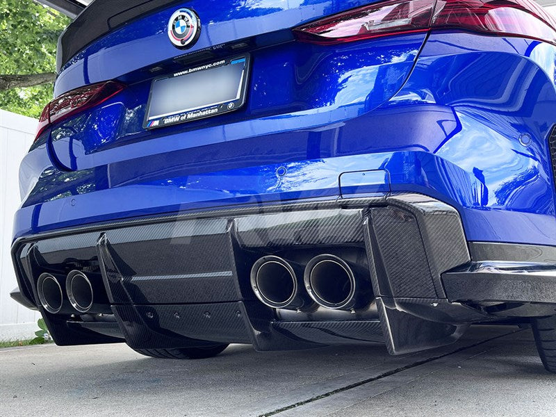 RW Carbon BMW G82 G83 M4 Carbon Fiber GTX Diffuser+Undertray