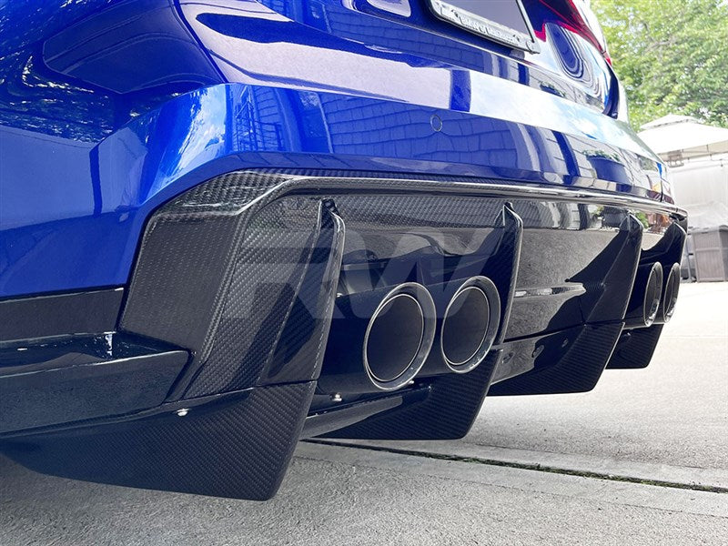 RW Carbon BMW G82 G83 M4 Carbon Fiber GTX Diffuser+Undertray