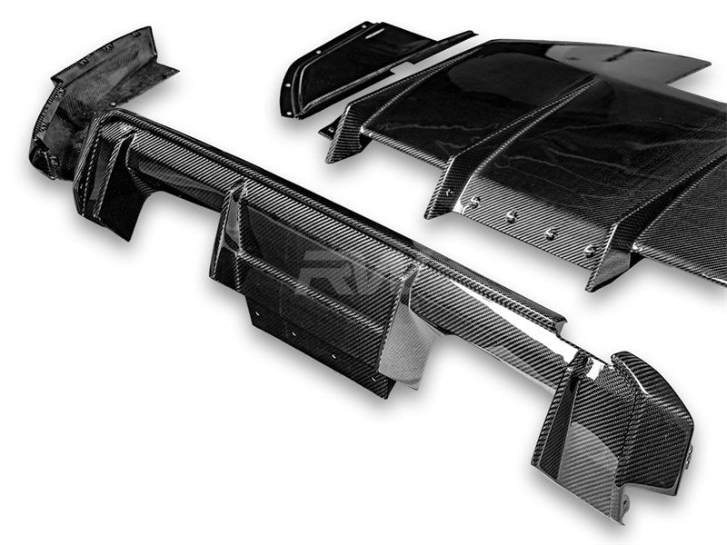 RW Carbon BMW G82 G83 M4 Carbon Fiber GTX Diffuser+Undertray