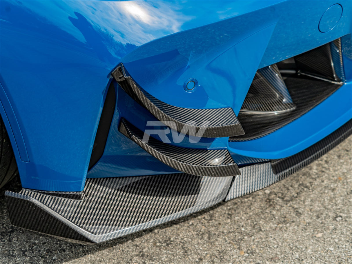 RW Carbon BMW G8X M3/M4 GT4 Style CF Canards