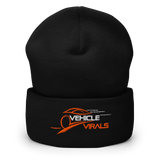 Vehicle Virals Logo Cuffed Beanie (Black)