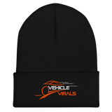 Vehicle Virals Logo Cuffed Beanie (Black)