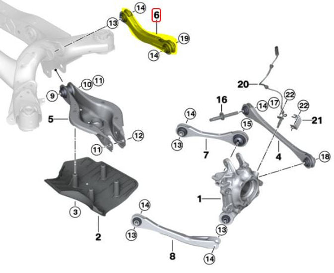 SLG Adjustable Curved Camber Arm Kit