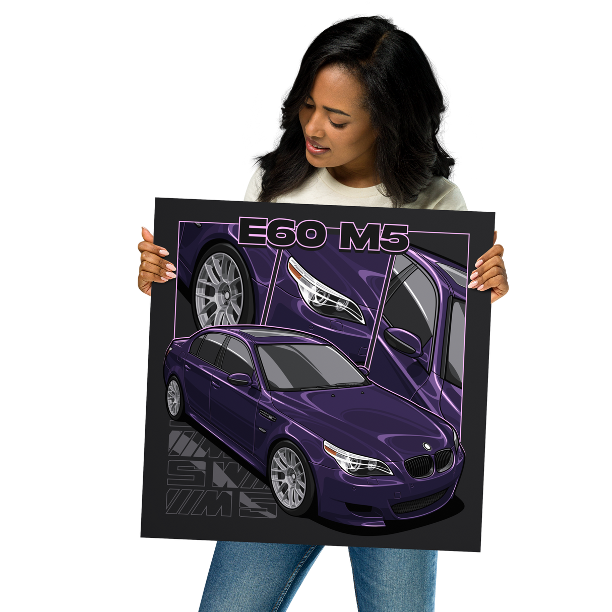 E60 M5 Collage 18" x 18" Matte Paper Poster