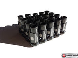 82mm Black Race Stud Kit for BMW E Series (12 x 1.5)