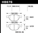 Hawk Performance Ceramic Pads for E60 M5/M6