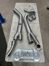 MAD BMW S58 4" Fat Boy Single Midpipe M3 M4 G80 G82