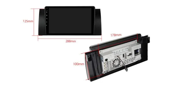 Xtrons 9'' Head Unit for 99-06 BMW X5 E53 | 8GB Ram & 256GB ROM