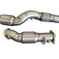 MAD BMW S58 Catted Downpipes M2 M3 M4 G87 G80 G82 G83 W/ Flex Section