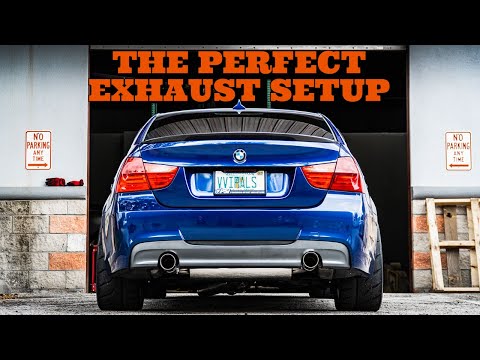 【未使用/海外輸入品】 335i 335is エキゾースト マフラー  VR Speed Factory VRSF 3.5 Race N54 & N55 Catback Exhaust E90 & E92 07-13  335i/335is レースキャットバック VRSF 3.5