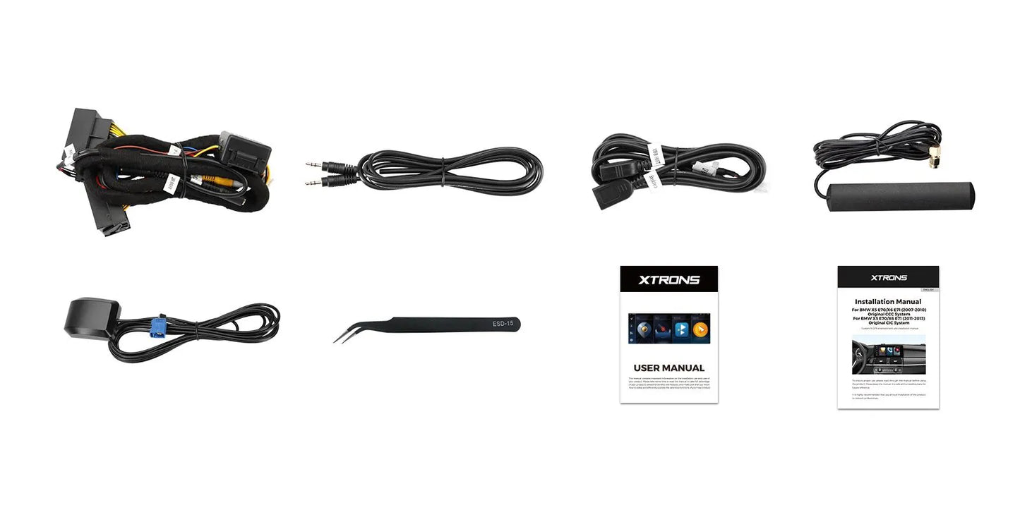 Xtrons Head Unit for BMW X5/X6 2011-2013 CIC | Fully Laminated | 8GB RAM & 128GB ROM |