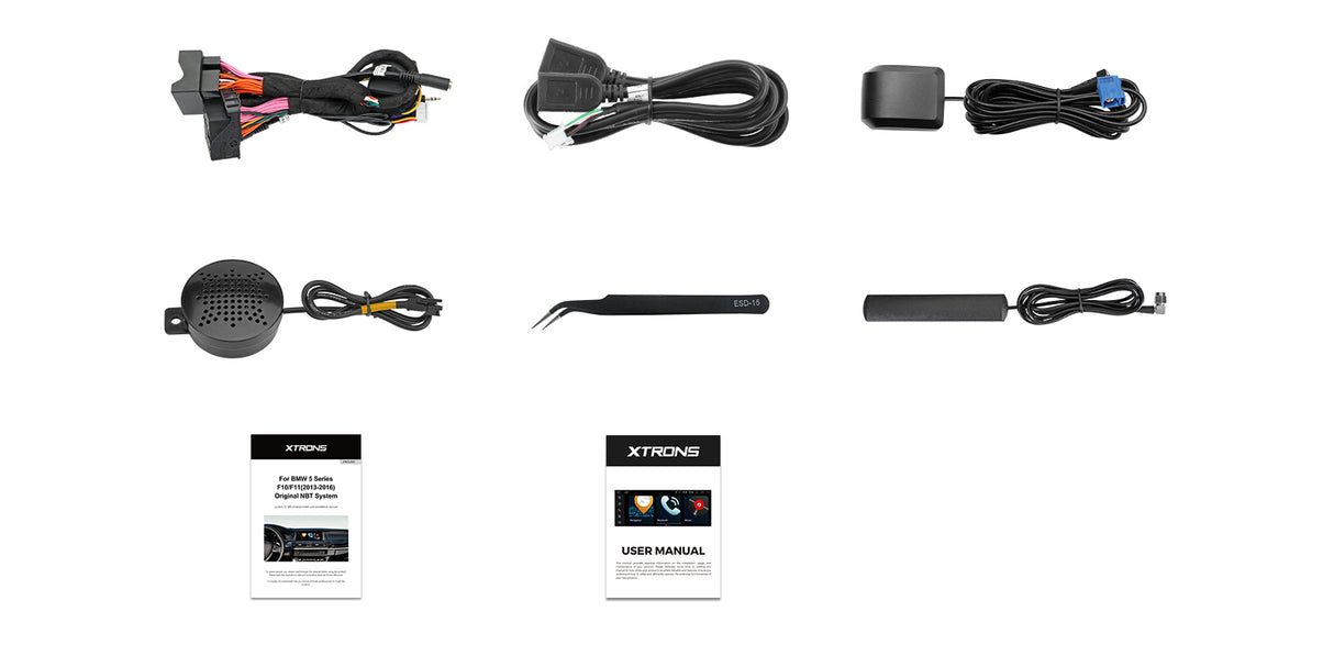 Xtrons 10.25" Head Unit Display Upgrade For BMW 5 Series & M5 F10/F11 2011-2012 (CIC) | 4GB RAM & 64GB ROM
