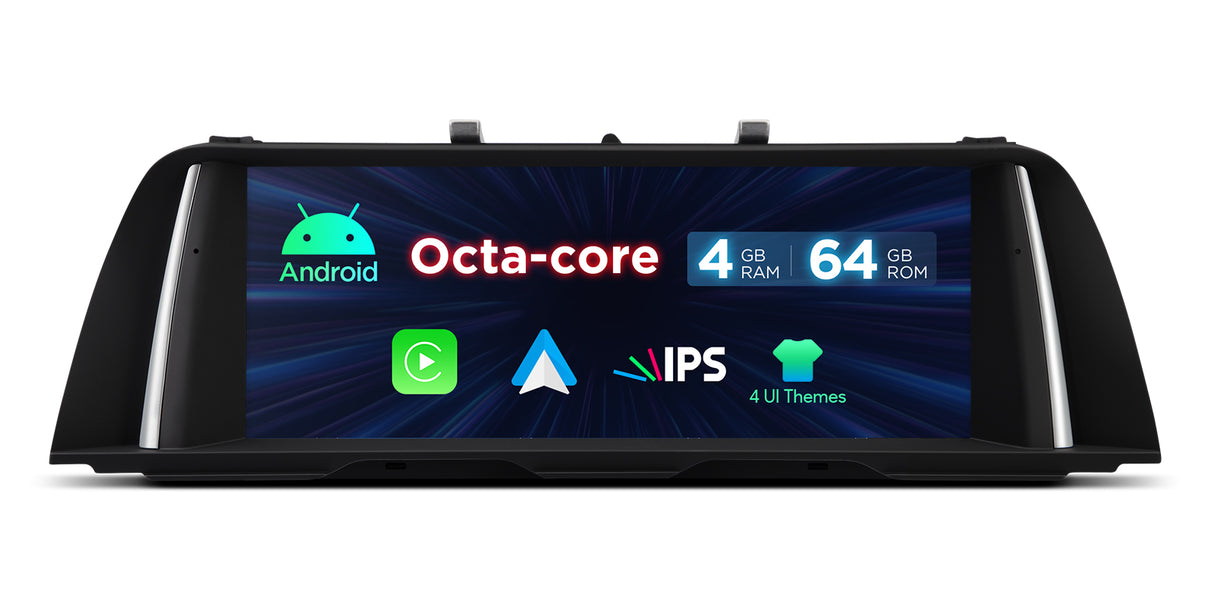 Xtrons 10.25" Head Unit Display Upgrade For BMW 5 Series & M5 F10/F11 2011-2012 (CIC) | 4GB RAM & 64GB ROM