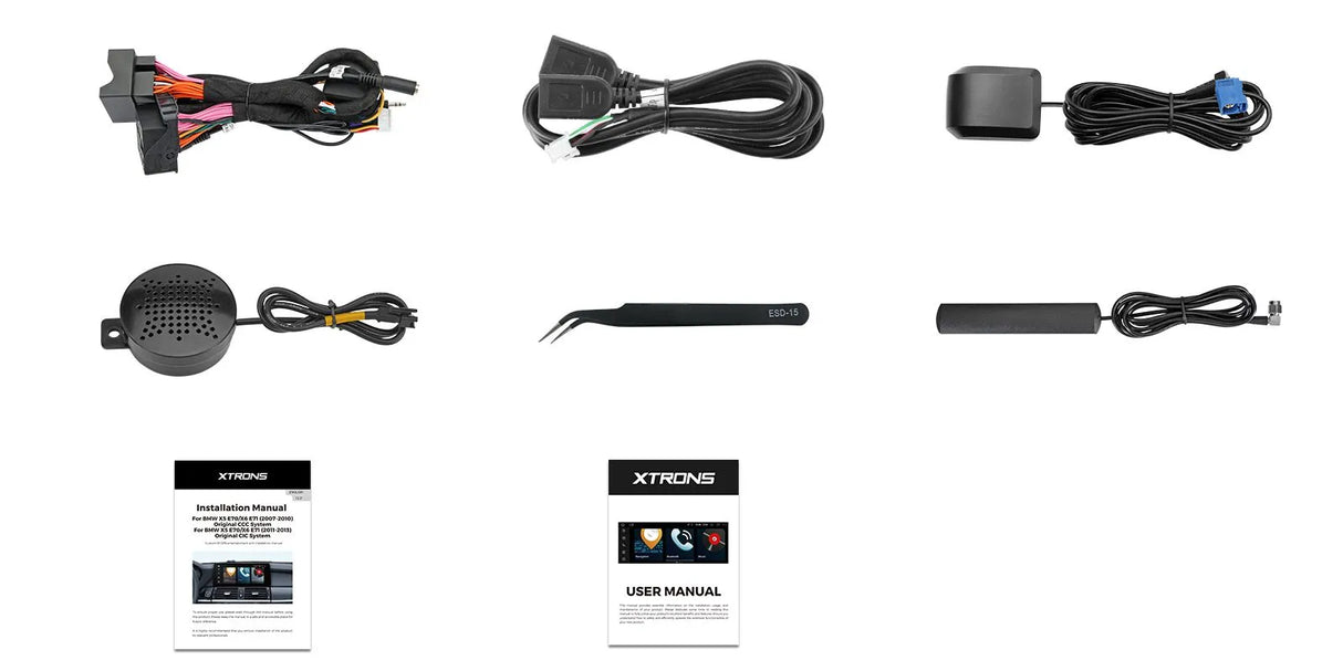 Xtrons 10.25" Head Unit Display Upgrade For BMW X5/X6/M E70/E71 2011-2013 (CIC) | 4GB RAM & 64GB ROM