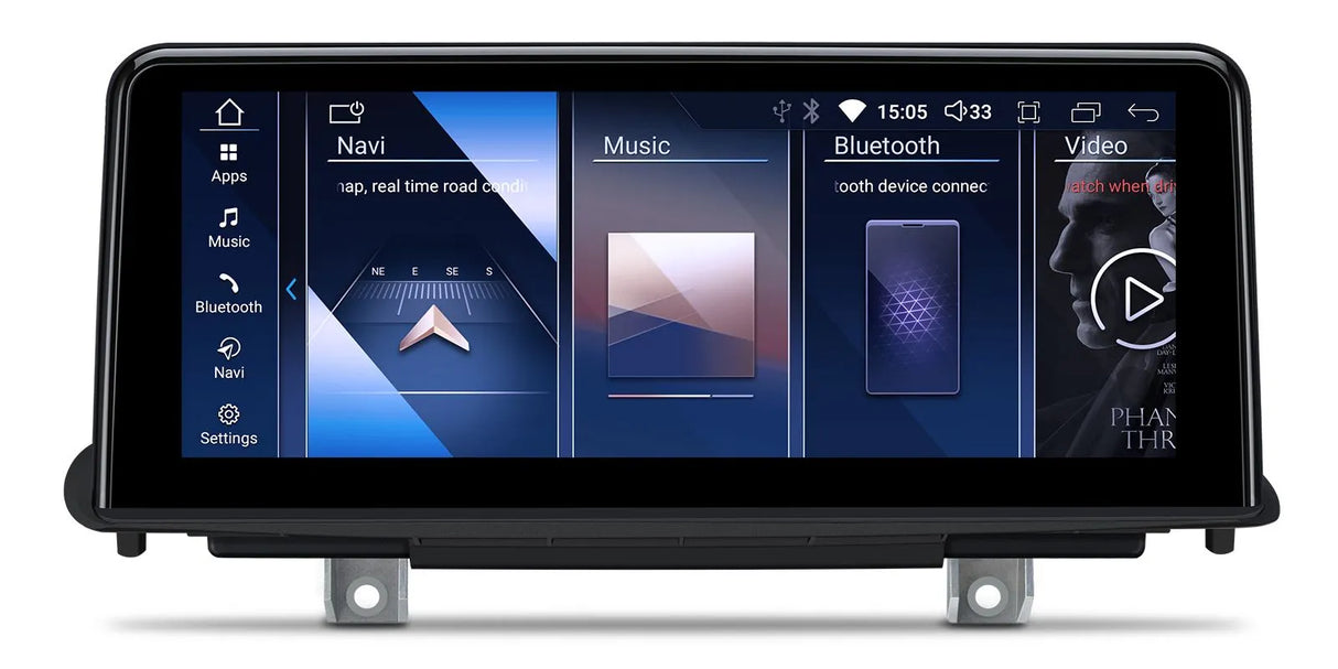 Xtrons 10.25" Head Unit Display Upgrade For BMW X5/X6 X5M/X6M F15/F16 F85/F86 2014-2017 (NBT) | 4GB RAM & 64GB ROM