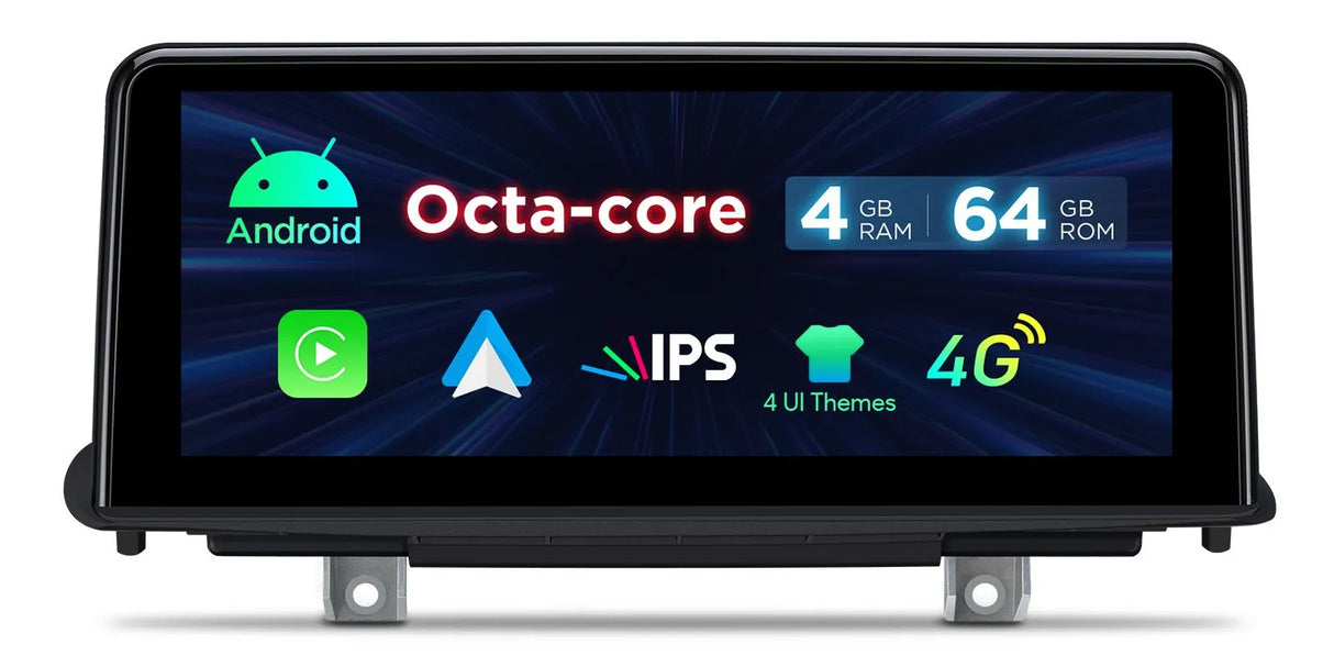 Xtrons 10.25" Head Unit Display Upgrade For BMW X5/X6 X5M/X6M F15/F16 F85/F86 2014-2017 (NBT) | 4GB RAM & 64GB ROM