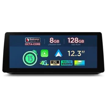 Xtrons Q Series 12.3" Head Unit For BMW 5 Series/M5 E60 2005-2008 (CCC) | 8GB RAM & 128GB ROM