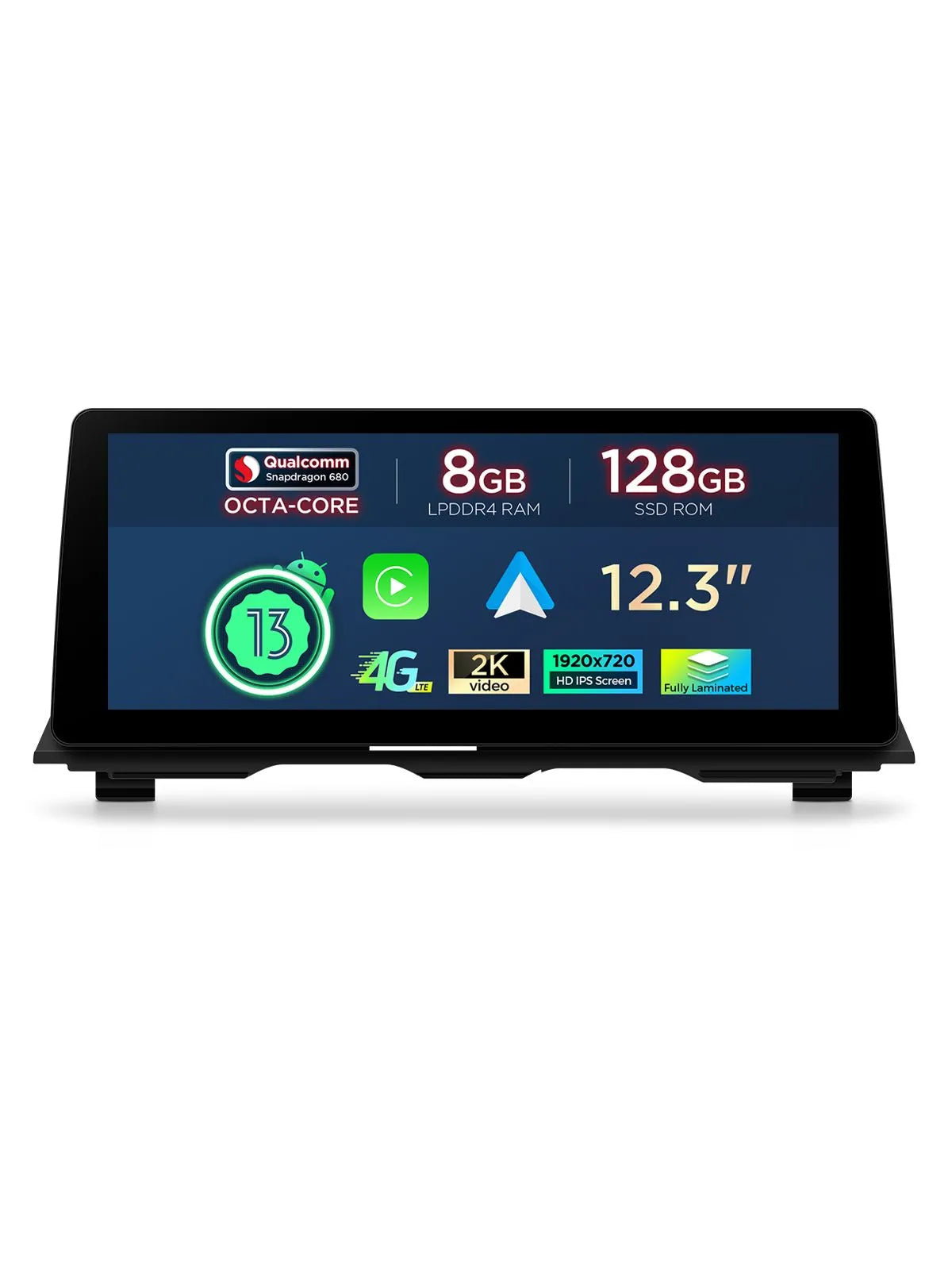 Xtrons Q Series 12.3" Head Unit For BMW 5 Series/M5 F10 2013-2016 (NBT) | 8GB RAM & 128GB ROM